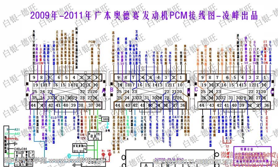 2009-2011年广本奥德赛发动机电路图